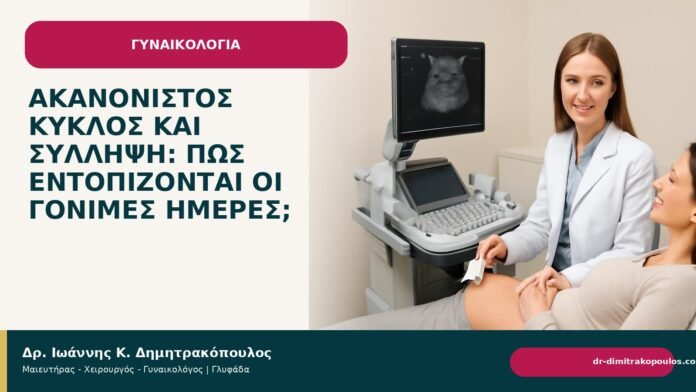 Ακανόνιστος κύκλος και σύλληψη: πώς εντοπίζονται οι γόνιμες ημέρες; Ακανόνιστος κύκλος και σύλληψη: πώς εντοπίζονται οι γόνιμες ημέρες; - Δρ. Ιωάννης Κ. Δημητρακόπουλος