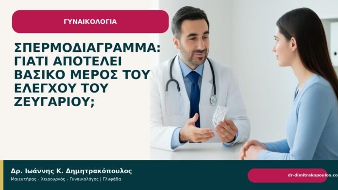 Σπερμοδιάγραμμα: γιατί αποτελεί βασικό μέρος του ελέγχου του ζευγαριού; Σπερμοδιάγραμμα: γιατί αποτελεί βασικό μέρος του ελέγχου του ζευγαριού; - Δρ. Ιωάννης Κ. Δημητρακόπουλος