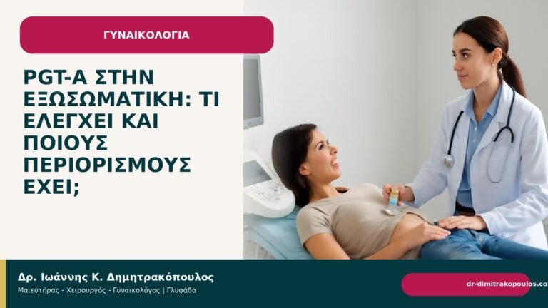 PGT-A στην εξωσωματική: τι ελέγχει και ποιους περιορισμούς έχει; - Δρ. Ιωάννης Κ. Δημητρακόπουλος