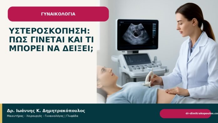 Υστεροσκόπηση: πώς γίνεται και τι μπορεί να δείξει; Υστεροσκόπηση: πώς γίνεται και τι μπορεί να δείξει; - Δρ. Ιωάννης Κ. Δημητρακόπουλος