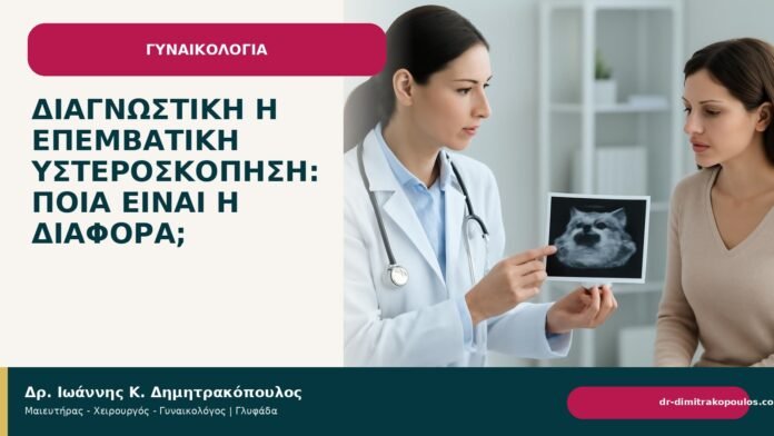 Διαγνωστική ή επεμβατική υστεροσκόπηση: ποια είναι η διαφορά; - Δρ. Ιωάννης Κ. Δημητρακόπουλος