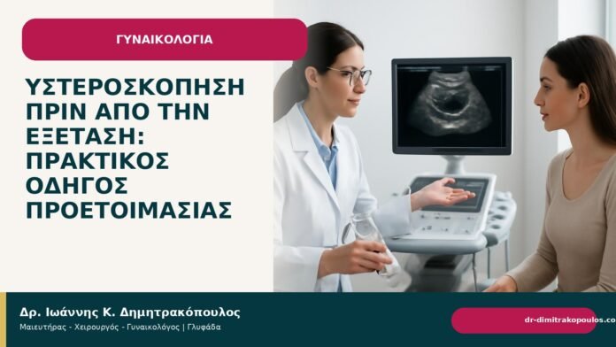 Υστεροσκόπηση πριν από την εξέταση: πρακτικός οδηγός προετοιμασίας Υστεροσκόπηση πριν από την εξέταση: πρακτικός οδηγός προετοιμασίας - Δρ. Ιωάννης Κ. Δημητρακόπουλος