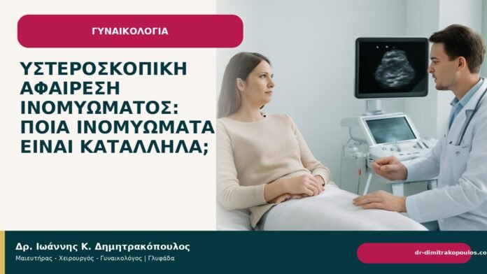 Υστεροσκοπική αφαίρεση ινομυώματος: ποια ινομυώματα είναι κατάλληλα; - Δρ. Ιωάννης Κ. Δημητρακόπουλος
