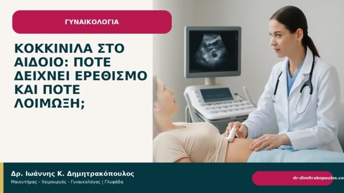 Κοκκινίλα στο αιδοίο: πότε δείχνει ερεθισμό και πότε λοίμωξη; Κοκκινίλα στο αιδοίο: πότε δείχνει ερεθισμό και πότε λοίμωξη; - Δρ. Ιωάννης Κ. Δημητρακόπουλος