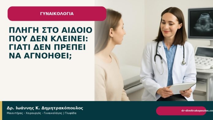 Πληγή στο αιδοίο που δεν κλείνει: γιατί δεν πρέπει να αγνοηθεί; Πληγή στο αιδοίο που δεν κλείνει: γιατί δεν πρέπει να αγνοηθεί; - Δρ. Ιωάννης Κ. Δημητρακόπουλος