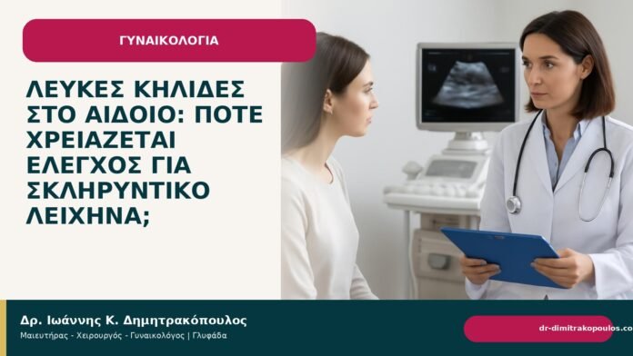 Λευκές κηλίδες στο αιδοίο: πότε χρειάζεται έλεγχος για σκληρυντικό λειχήνα; Λευκές κηλίδες στο αιδοίο: πότε χρειάζεται έλεγχος για σκληρυντικό λειχήνα; - Δρ. Ιωάννης Κ. Δημητρακόπουλος