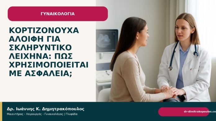 Κορτιζονούχα αλοιφή για σκληρυντικό λειχήνα: πώς χρησιμοποιείται με ασφάλεια; - Δρ. Ιωάννης Κ. Δημητρακόπουλος