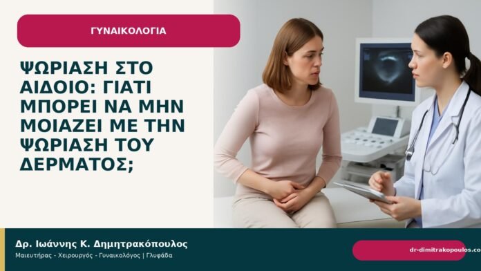 Ψωρίαση στο αιδοίο: γιατί μπορεί να μην μοιάζει με την ψωρίαση του δέρματος; - Δρ. Ιωάννης Κ. Δημητρακόπουλος
