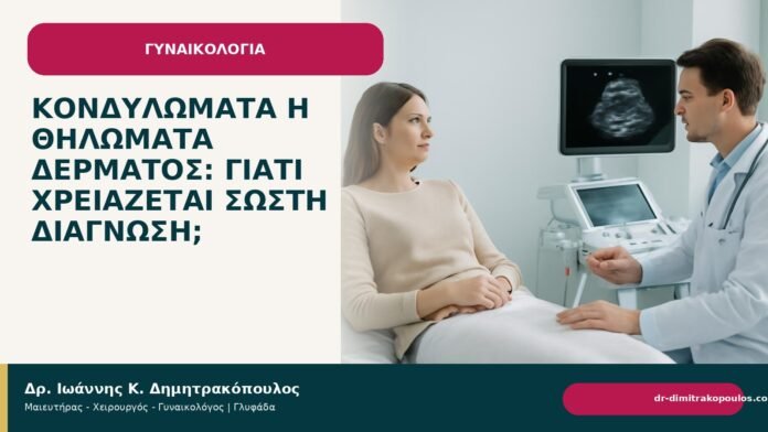 Κονδυλώματα ή θηλώματα δέρματος: γιατί χρειάζεται σωστή διάγνωση; Κονδυλώματα ή θηλώματα δέρματος: γιατί χρειάζεται σωστή διάγνωση; - Δρ. Ιωάννης Κ. Δημητρακόπουλος