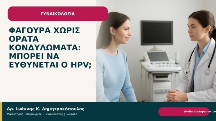 Φαγούρα χωρίς ορατά κονδυλώματα: μπορεί να ευθύνεται ο HPV; Φαγούρα χωρίς ορατά κονδυλώματα: μπορεί να ευθύνεται ο HPV; - Δρ. Ιωάννης Κ. Δημητρακόπουλος