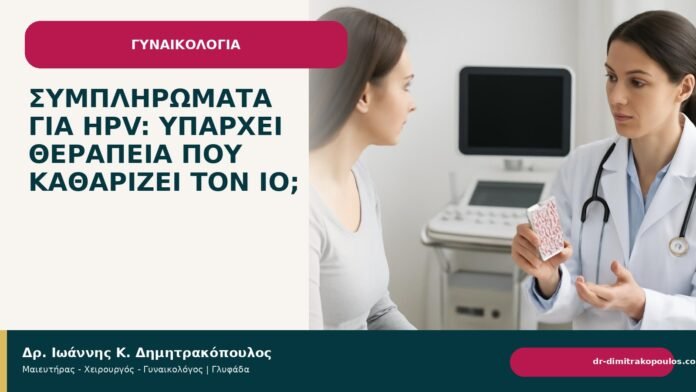 Συμπληρώματα για HPV: υπάρχει θεραπεία που καθαρίζει τον ιό; Συμπληρώματα για HPV: υπάρχει θεραπεία που καθαρίζει τον ιό; - Δρ. Ιωάννης Κ. Δημητρακόπουλος