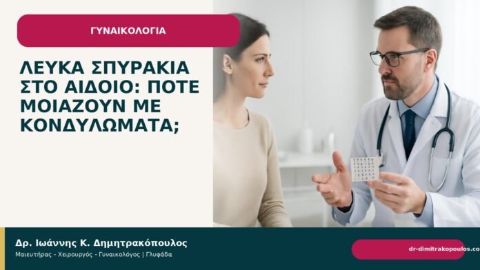 Λευκά σπυράκια στο αιδοίο: πότε μοιάζουν με κονδυλώματα; Λευκά σπυράκια στο αιδοίο: πότε μοιάζουν με κονδυλώματα; - Δρ. Ιωάννης Κ. Δημητρακόπουλος