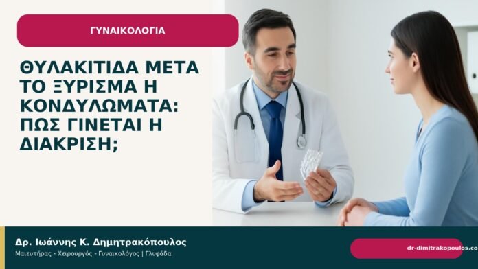 Θυλακίτιδα μετά το ξύρισμα ή κονδυλώματα: πώς γίνεται η διάκριση; Θυλακίτιδα μετά το ξύρισμα ή κονδυλώματα: πώς γίνεται η διάκριση; - Δρ. Ιωάννης Κ. Δημητρακόπουλος