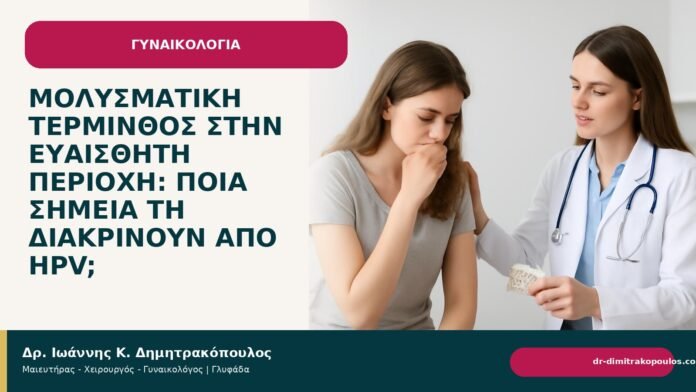 Μολυσματική τέρμινθος στην ευαίσθητη περιοχή: ποια σημεία τη διακρίνουν από HPV; - Δρ. Ιωάννης Κ. Δημητρακόπουλος