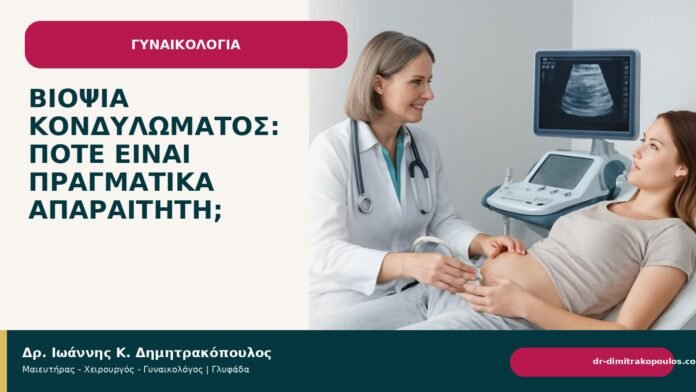 Βιοψία κονδυλώματος: πότε είναι πραγματικά απαραίτητη; - Δρ. Ιωάννης Κ. Δημητρακόπουλος