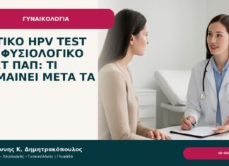 Θετικό HPV test με φυσιολογικό τεστ Παπ: τι σημαίνει μετά τα 30; - Δρ. Ιωάννης Κ. Δημητρακόπουλος