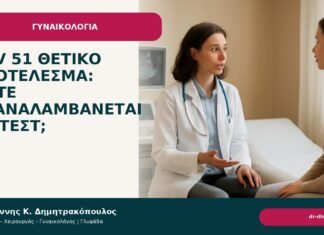 HPV 51 θετικό αποτέλεσμα: πότε επαναλαμβάνεται το τεστ; HPV 51 θετικό αποτέλεσμα: πότε επαναλαμβάνεται το τεστ; - Δρ. Ιωάννης Κ. Δημητρακόπουλος