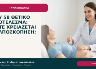 HPV 58 θετικό αποτέλεσμα: πότε χρειάζεται κολποσκόπηση; HPV 58 θετικό αποτέλεσμα: πότε χρειάζεται κολποσκόπηση; - Δρ. Ιωάννης Κ. Δημητρακόπουλος