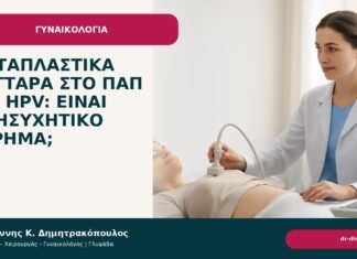 Μεταπλαστικά κύτταρα στο Παπ και HPV: είναι ανησυχητικό εύρημα; Μεταπλαστικά κύτταρα στο Παπ και HPV: είναι ανησυχητικό εύρημα; - Δρ. Ιωάννης Κ. Δημητρακόπουλος