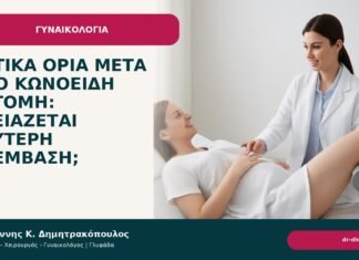 Θετικά όρια μετά από κωνοειδή εκτομή: χρειάζεται δεύτερη επέμβαση; Θετικά όρια μετά από κωνοειδή εκτομή: χρειάζεται δεύτερη επέμβαση; - Δρ. Ιωάννης Κ. Δημητρακόπουλος