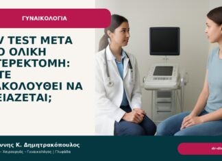 HPV test μετά από ολική υστερεκτομή: πότε εξακολουθεί να χρειάζεται; - Δρ. Ιωάννης Κ. Δημητρακόπουλος