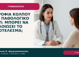 Ατροφία κόλπου και παθολογικό Παπ: μπορεί να αλλοιώσει το αποτέλεσμα; - Δρ. Ιωάννης Κ. Δημητρακόπουλος