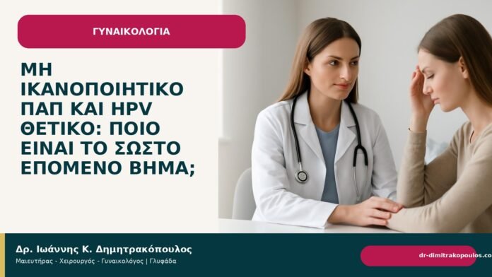 Μη ικανοποιητικό Παπ και HPV θετικό: ποιο είναι το σωστό επόμενο βήμα; - Δρ. Ιωάννης Κ. Δημητρακόπουλος