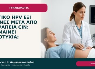 Θετικό HPV έξι μήνες μετά από θεραπεία CIN: σημαίνει αποτυχία; Θετικό HPV έξι μήνες μετά από θεραπεία CIN: σημαίνει αποτυχία; - Δρ. Ιωάννης Κ. Δημητρακόπουλος