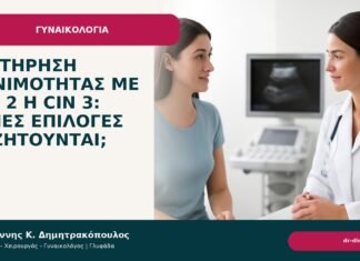 Διατήρηση γονιμότητας με CIN 2 ή CIN 3: ποιες επιλογές συζητούνται; - Δρ. Ιωάννης Κ. Δημητρακόπουλος