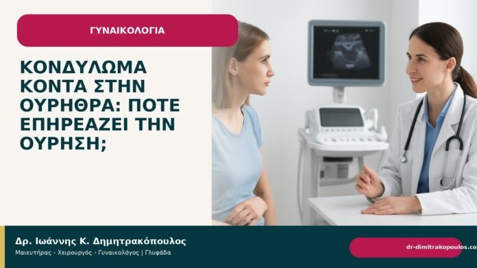 Κονδύλωμα κοντά στην ουρήθρα: πότε επηρεάζει την ούρηση; Κονδύλωμα κοντά στην ουρήθρα: πότε επηρεάζει την ούρηση; - Δρ. Ιωάννης Κ. Δημητρακόπουλος