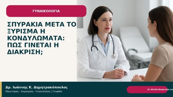Σπυράκια μετά το ξύρισμα ή κονδυλώματα: πώς γίνεται η διάκριση; - Δρ. Ιωάννης Κ. Δημητρακόπουλος