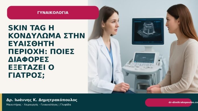 Skin tag ή κονδύλωμα στην ευαίσθητη περιοχή: ποιες διαφορές εξετάζει ο γιατρός; - Δρ. Ιωάννης Κ. Δημητρακόπουλος