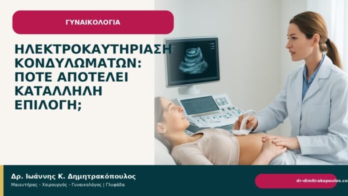 Ηλεκτροκαυτηρίαση κονδυλωμάτων: πότε αποτελεί κατάλληλη επιλογή; Ηλεκτροκαυτηρίαση κονδυλωμάτων: πότε αποτελεί κατάλληλη επιλογή; - Δρ. Ιωάννης Κ. Δημητρακόπουλος