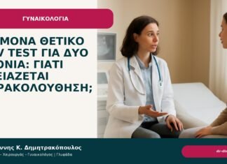Επίμονα θετικό HPV test για δύο χρόνια: γιατί χρειάζεται παρακολούθηση; Επίμονα θετικό HPV test για δύο χρόνια: γιατί χρειάζεται παρακολούθηση; - Δρ. Ιωάννης Κ. Δημητρακόπουλος