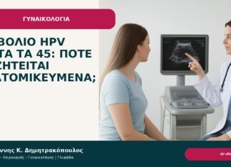 Εμβόλιο HPV μετά τα 45: πότε συζητείται εξατομικευμένα; - Δρ. Ιωάννης Κ. Δημητρακόπουλος