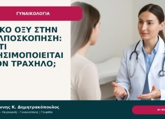 Οξικό οξύ στην κολποσκόπηση: γιατί χρησιμοποιείται στον τράχηλο; - Δρ. Ιωάννης Κ. Δημητρακόπουλος