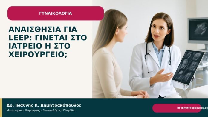 Αναισθησία για LEEP: γίνεται στο ιατρείο ή στο χειρουργείο; - Δρ. Ιωάννης Κ. Δημητρακόπουλος