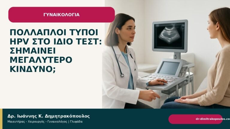 Πολλαπλοί τύποι HPV στο ίδιο τεστ: σημαίνει μεγαλύτερο κίνδυνο; - Δρ. Ιωάννης Κ. Δημητρακόπουλος