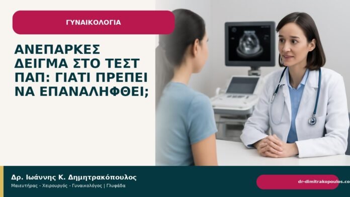Ανεπαρκές δείγμα στο τεστ Παπ: γιατί πρέπει να επαναληφθεί; - Δρ. Ιωάννης Κ. Δημητρακόπουλος