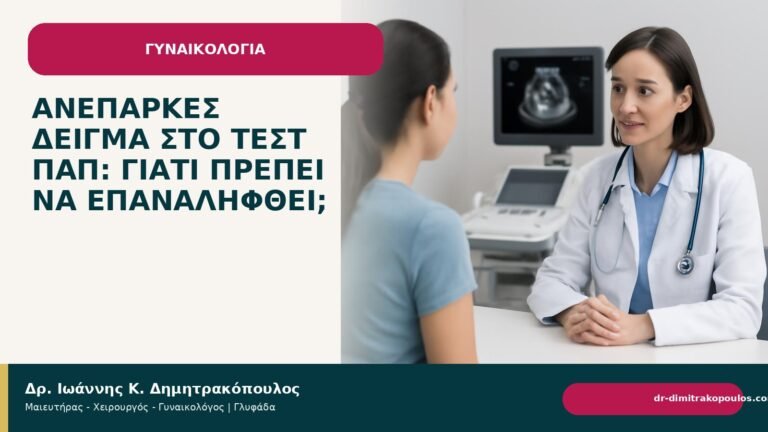 Ανεπαρκές δείγμα στο τεστ Παπ: γιατί πρέπει να επαναληφθεί; - Δρ. Ιωάννης Κ. Δημητρακόπουλος