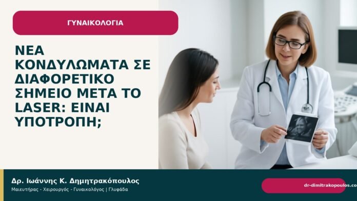 Νέα κονδυλώματα σε διαφορετικό σημείο μετά το laser: είναι υποτροπή; Νέα κονδυλώματα σε διαφορετικό σημείο μετά το laser: είναι υποτροπή; - Δρ. Ιωάννης Κ. Δημητρακόπουλος