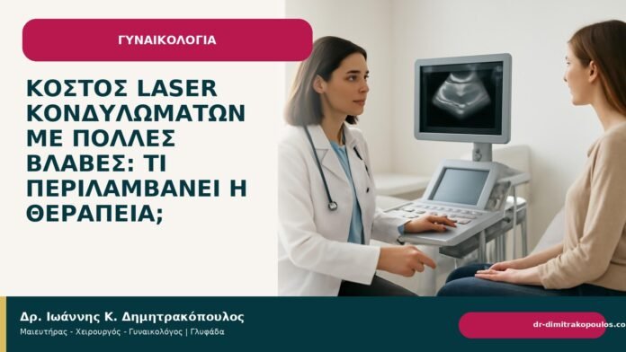 Κόστος laser κονδυλωμάτων με πολλές βλάβες: τι περιλαμβάνει η θεραπεία; Κόστος laser κονδυλωμάτων με πολλές βλάβες: τι περιλαμβάνει η θεραπεία; - Δρ. Ιωάννης Κ. Δημητρακόπουλος