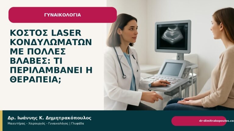 Κόστος laser κονδυλωμάτων με πολλές βλάβες: τι περιλαμβάνει η θεραπεία; - Δρ. Ιωάννης Κ. Δημητρακόπουλος