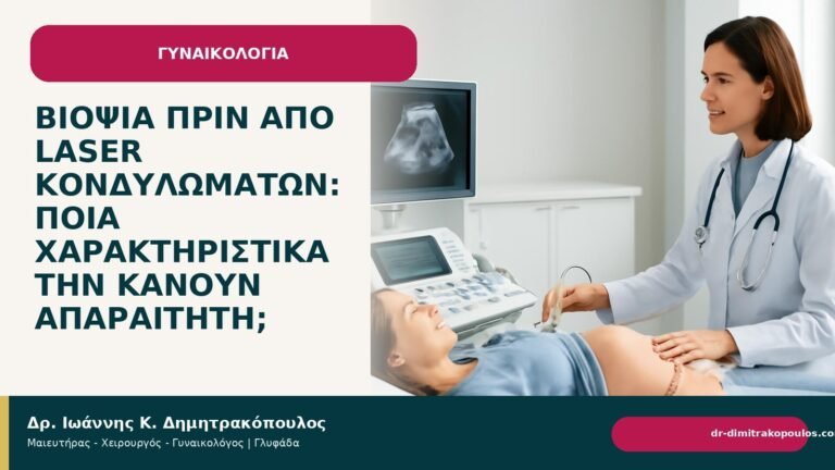 Βιοψία πριν από laser κονδυλωμάτων: ποια χαρακτηριστικά την κάνουν απαραίτητη; - Δρ. Ιωάννης Κ. Δημητρακόπουλος