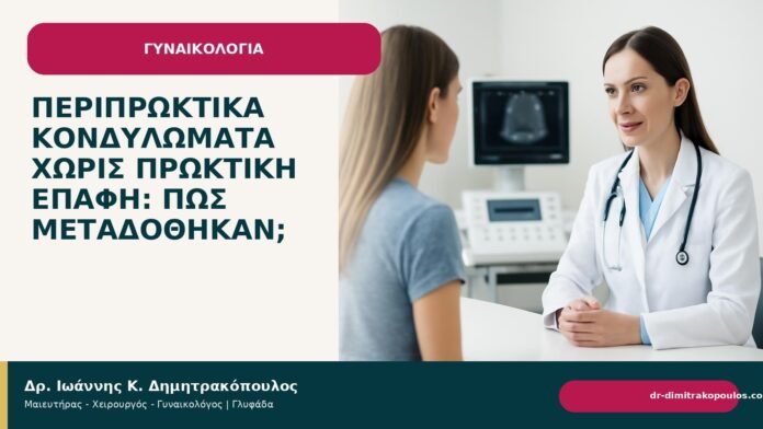 Περιπρωκτικά κονδυλώματα χωρίς πρωκτική επαφή: πώς μεταδόθηκαν; - Δρ. Ιωάννης Κ. Δημητρακόπουλος