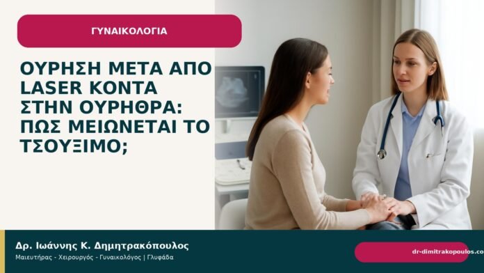 Ούρηση μετά από laser κοντά στην ουρήθρα: πώς μειώνεται το τσούξιμο; - Δρ. Ιωάννης Κ. Δημητρακόπουλος