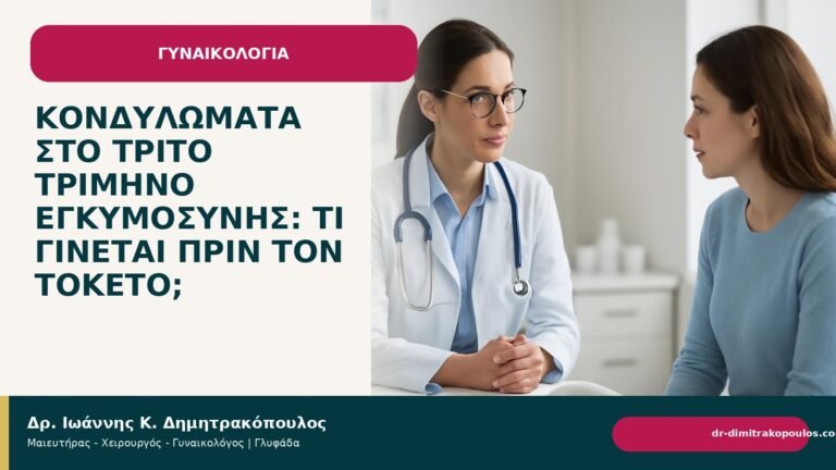 Κονδυλώματα στο τρίτο τρίμηνο εγκυμοσύνης: τι γίνεται πριν τον τοκετό; - Δρ. Ιωάννης Κ. Δημητρακόπουλος