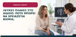 Λευκές πλάκες στο αιδοίο: πότε μπορεί να χρειάζεται βιοψία;
