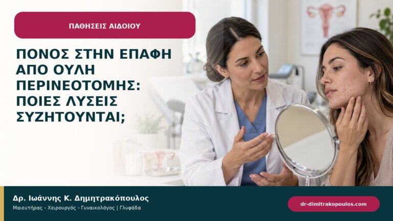 Πόνος στην επαφή από ουλή περινεοτομής: ποιες λύσεις συζητούνται;