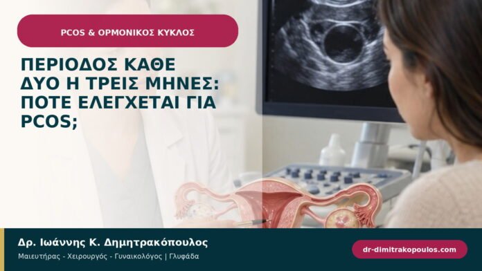Περίοδος κάθε δύο ή τρεις μήνες: πότε ελέγχεται για PCOS;